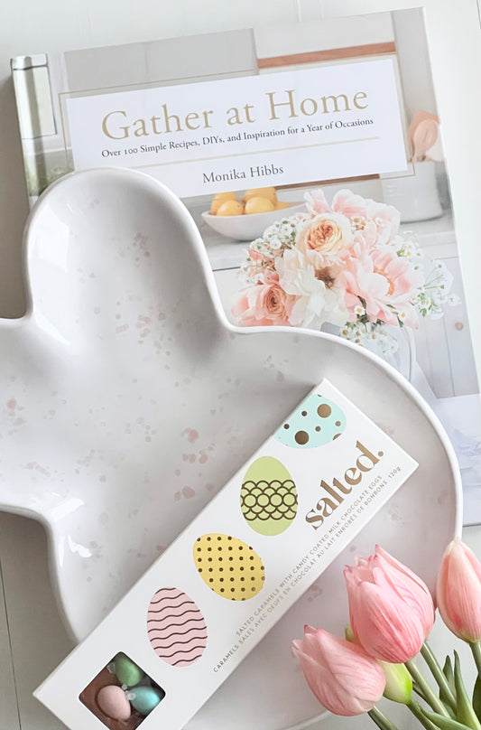 Equanimity Ceramics Pink Speckled Bunny Platter