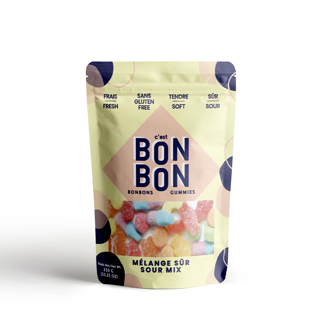 C'est Bon Bon Sour Mix Gummy Candies