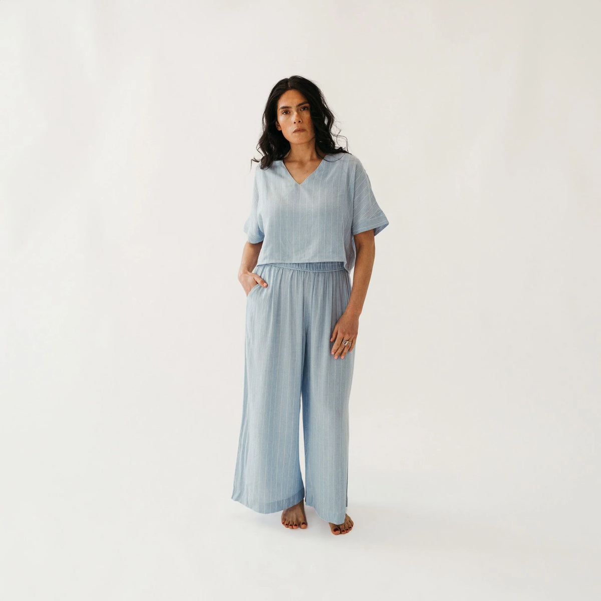 Pokoloko Blue Blend Palazzo Pants & Top (sold separately)
