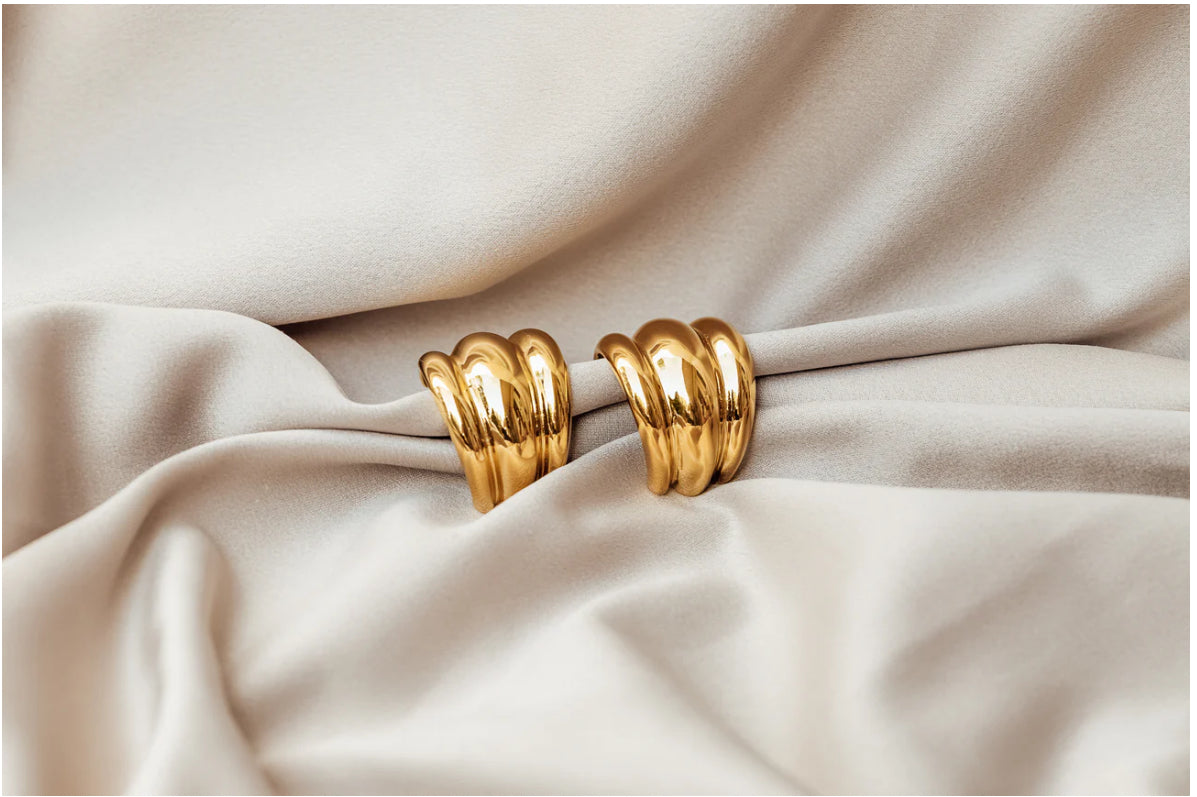 Oak & Eve Priscilla Earrings (gold and silver)