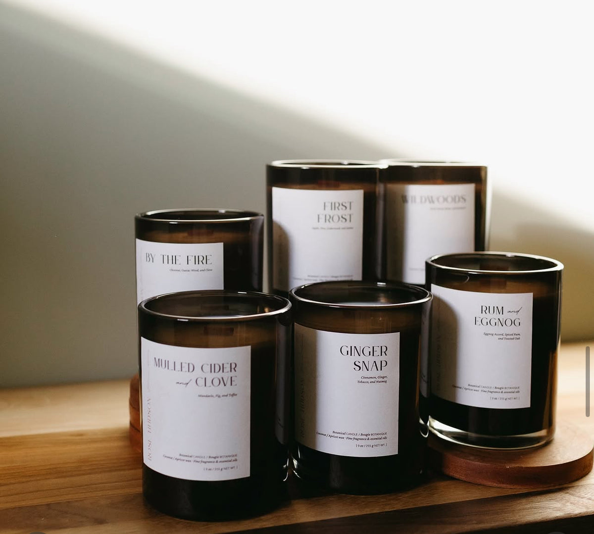 Rose Hudson Botanicals Holiday Candle Collection (four scents, sold separately)