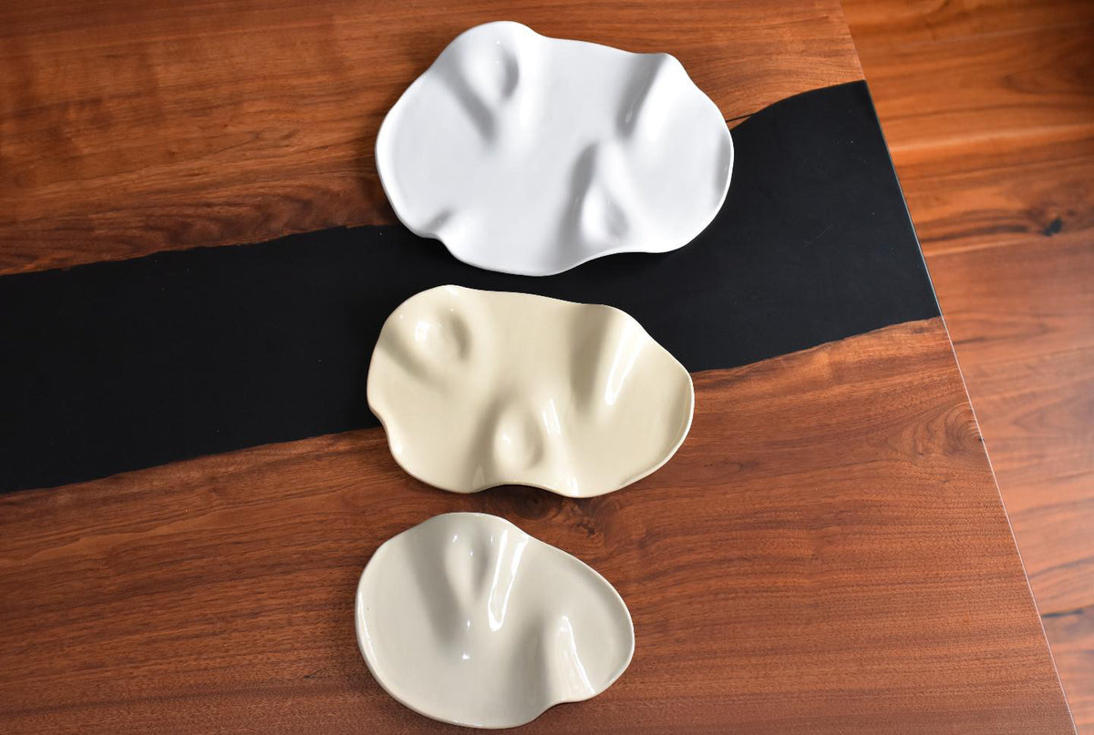 Equanimity Ceramics Wavy Charcuterie Boards (three sizes)