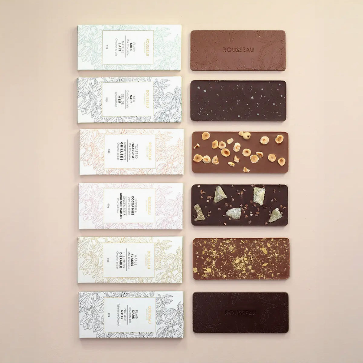 Rousseau Chocolatier Premium Chocolate (six varieties)