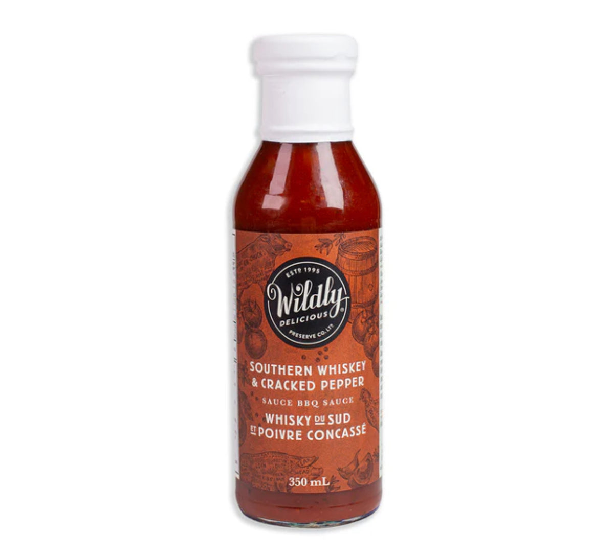 Wildly Delicious Southern Whiskey & Cracked Pepper BBQ Sauce