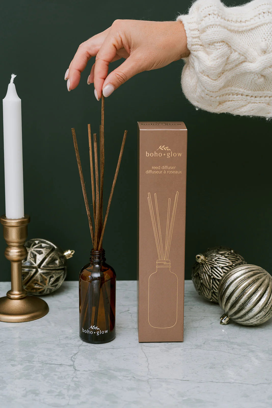 Boho & Glow Evergreen & Apple Reed Diffuser