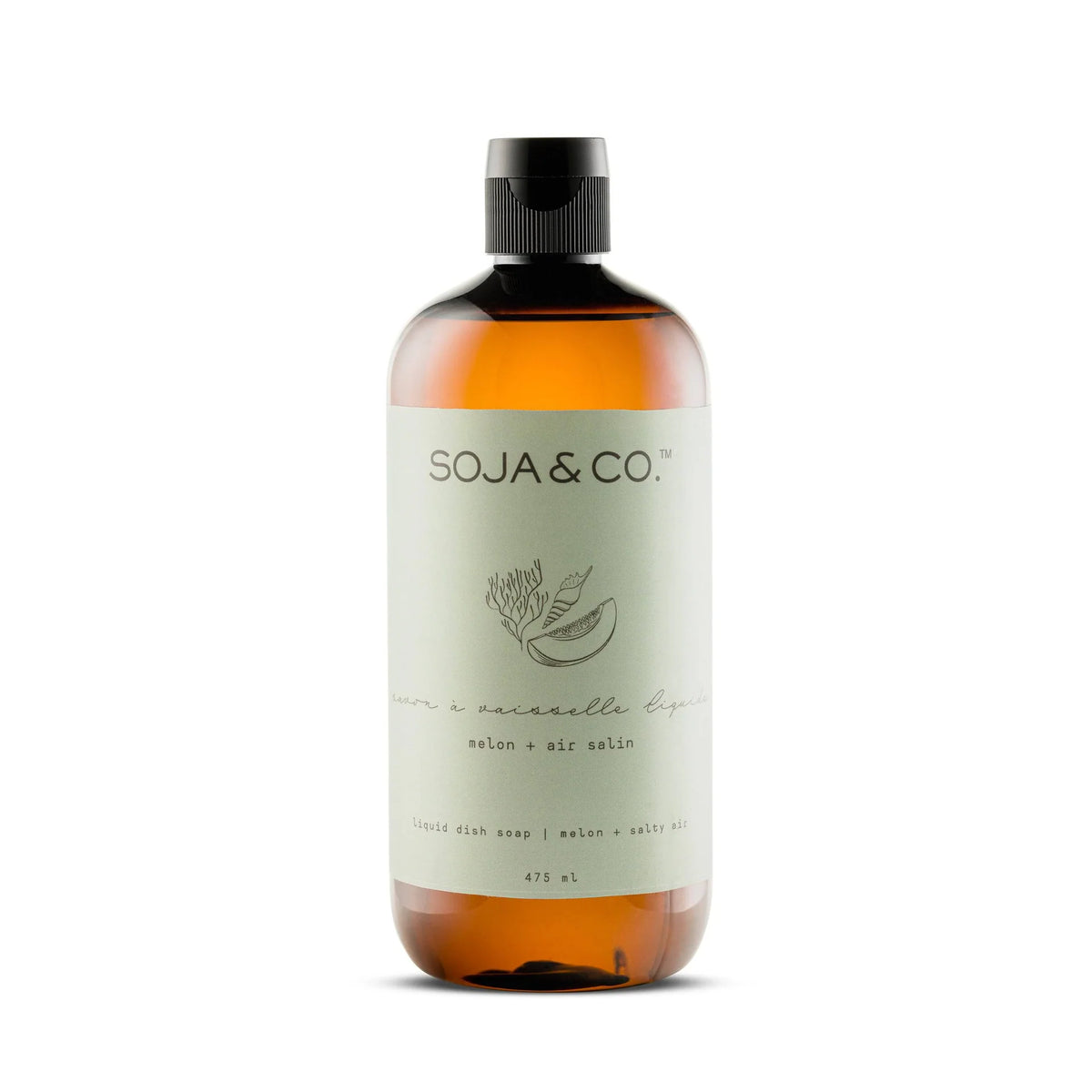 SOJA & CO. Melon + Salty Air Liquid Dish Soap