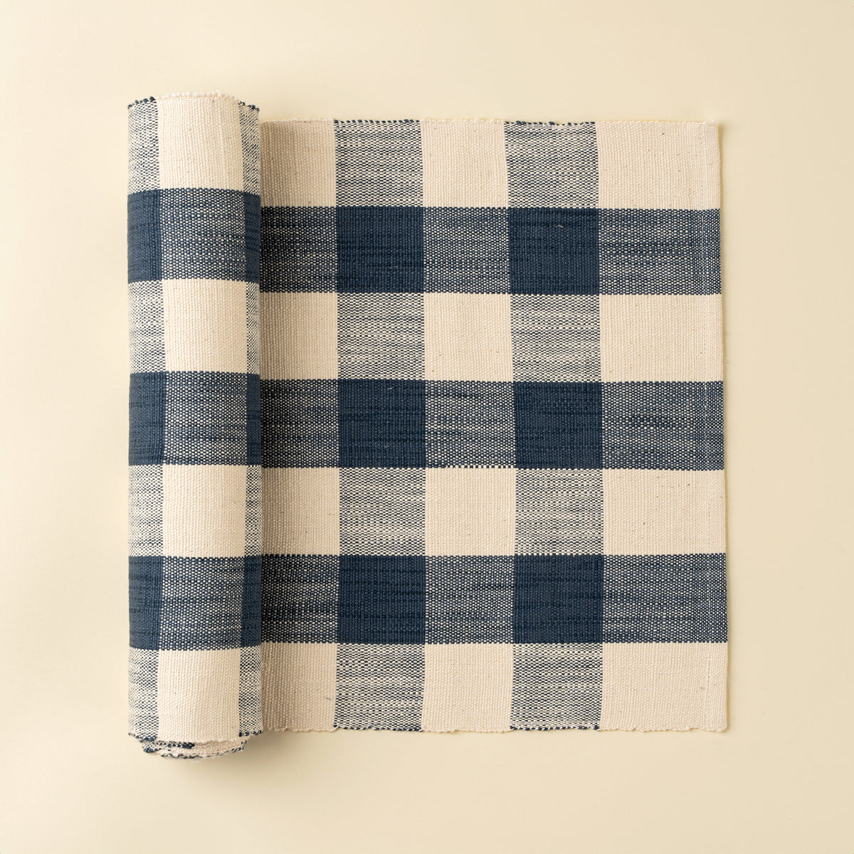 Indaba Grace Gingham Table Runner