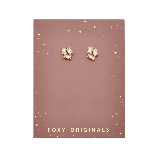 Foxy Originals Harmony Earrings + Necklace (sold separately, in gold + silver)