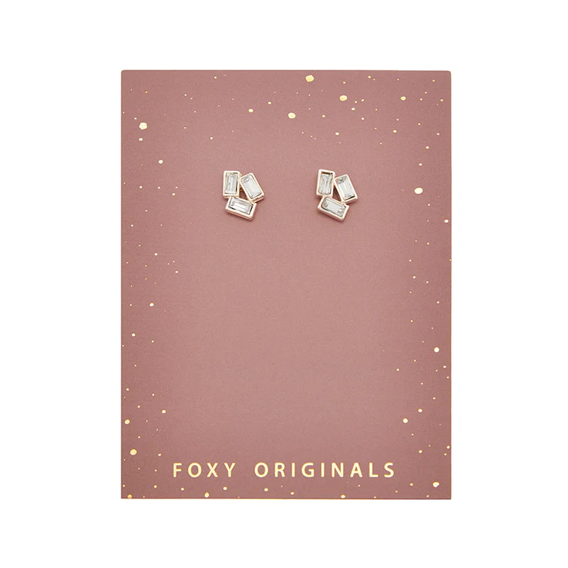 Foxy Originals Harmony Earrings + Necklace (sold separately, in gold + silver)