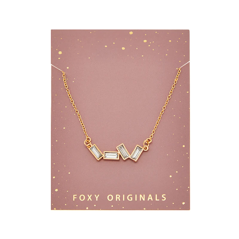 Foxy Originals Harmony Earrings + Necklace (sold separately, in gold + silver)