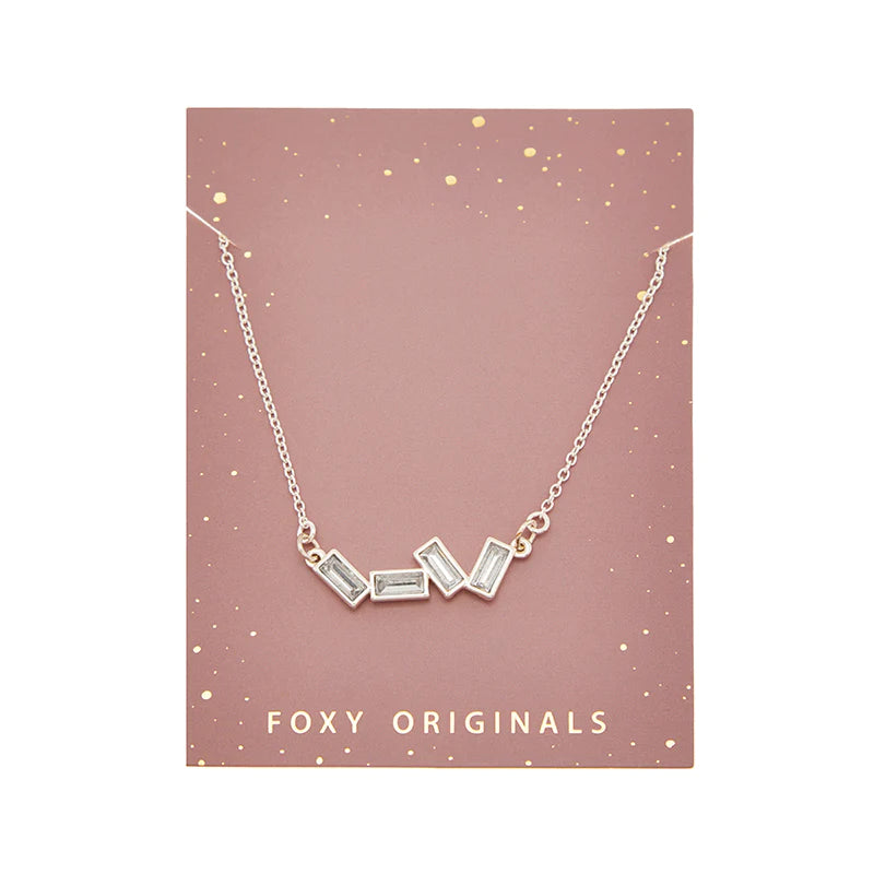Foxy Originals Harmony Earrings + Necklace (sold separately, in gold + silver)
