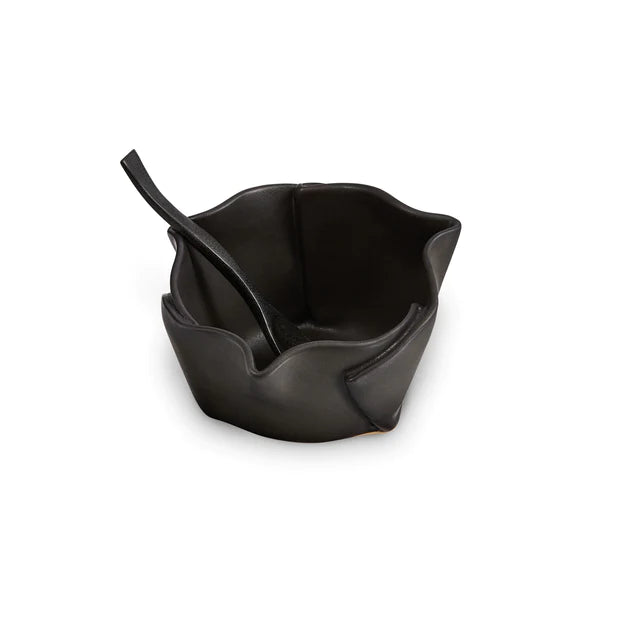 Hilborn Pottery Multipurpose Dish With Rosewood Spoon (four colours)