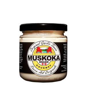 Open image in slideshow, Muskoka Brand Gourmet Garlic Sauce (four varieties)
