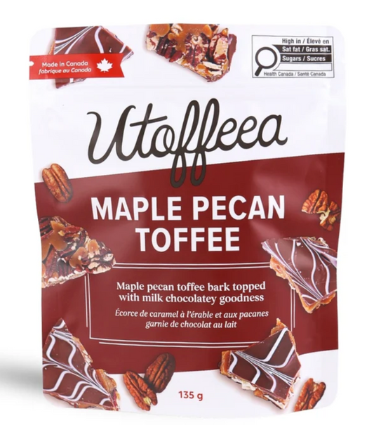 Utoffeea Maple Pecan Handcrafted Toffee