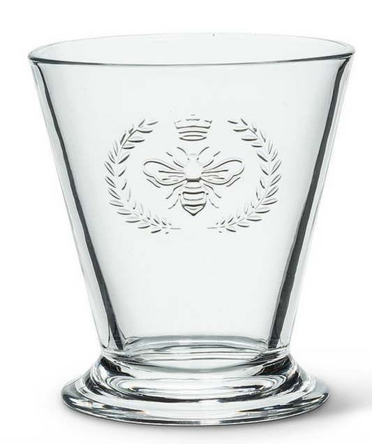 Abbott Bee In Crest Glassware (two sizes)