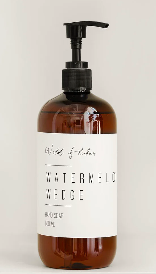Wild Flicker Watermelon Wedge Hand Soap & Hand + Body Lotion (sold separately)