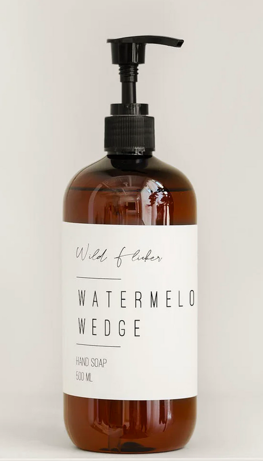 Wild Flicker Watermelon Wedge Hand Soap & Hand + Body Lotion (sold separately)