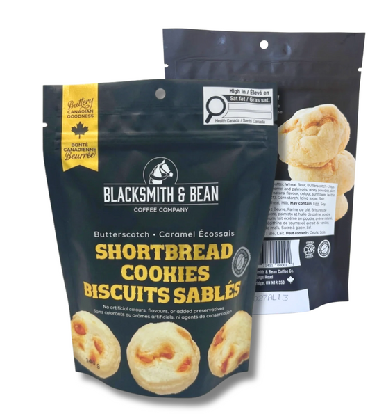 Blacksmith & Bean Shortbread Cookies (two varieties)