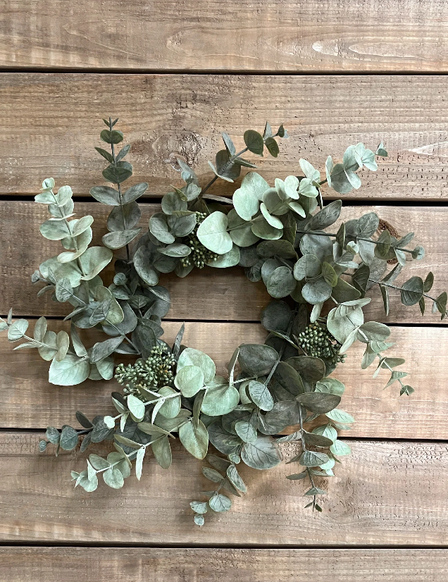 Faux: Eucalyptus Wreath (three varieties)