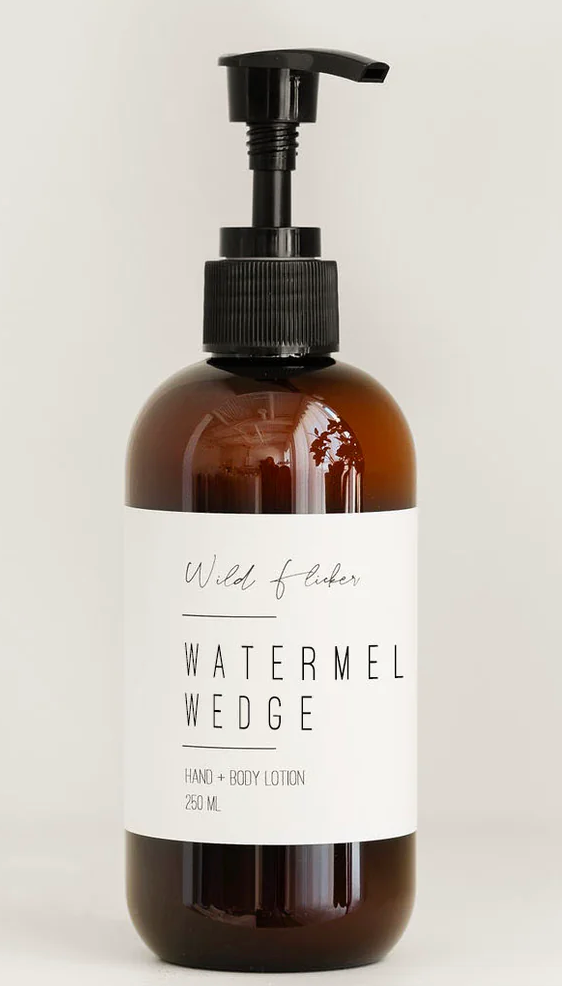 Wild Flicker Watermelon Wedge Hand Soap & Hand + Body Lotion (sold separately)