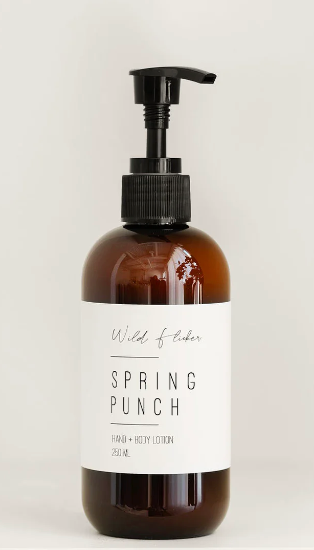 Wild Flicker Spring Punch Hand Soap & Hand + Body Lotion (sold separately)