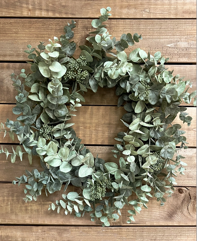 Faux: Eucalyptus Wreath (three varieties)