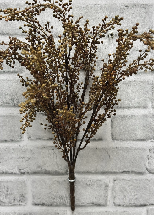 Faux: Pepperberries Bush (three colours)
