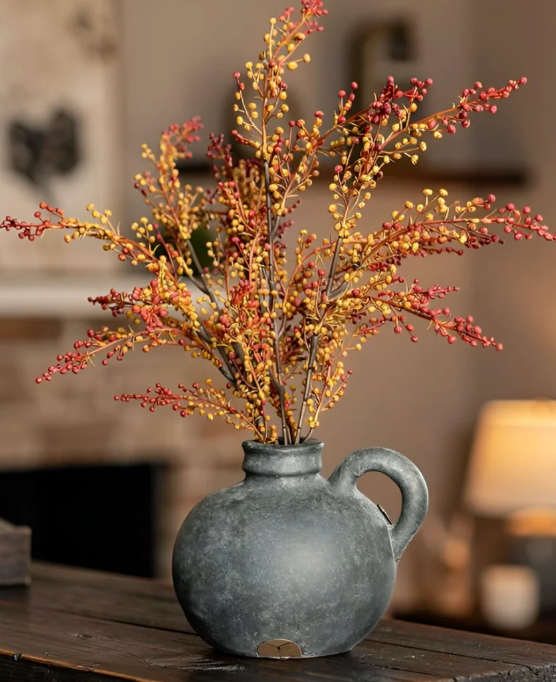 Faux: Pepperberries Bush (three colours)