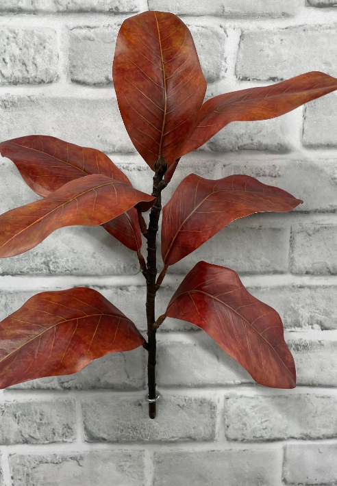 Faux: 17" Magnolia Spray (three colours)