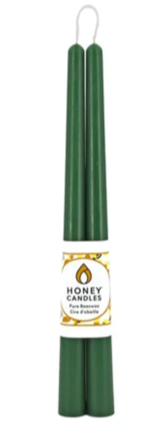 Honey Candles 12" Tapers - Pair (seven colours)