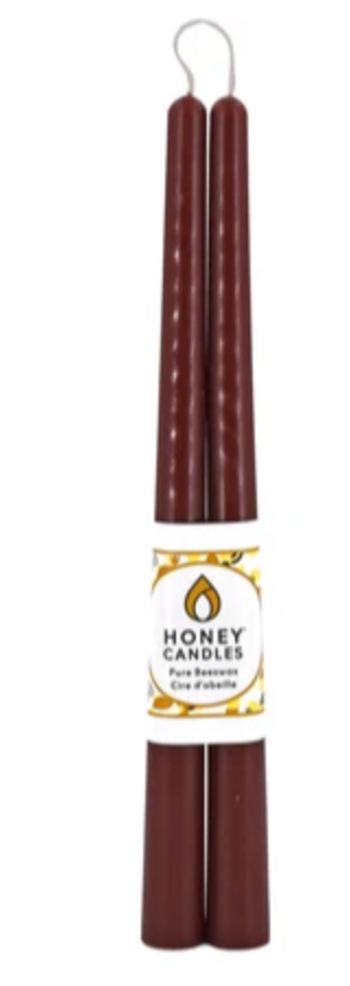 Honey Candles 12" Tapers - Pair (seven colours)