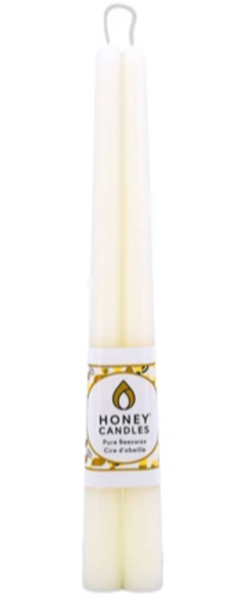 Honey Candles 12" Tapers - Pair (seven colours)
