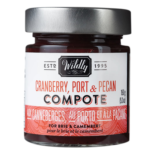 Wildly Delicious Cranberry Port + Pecan Compote
