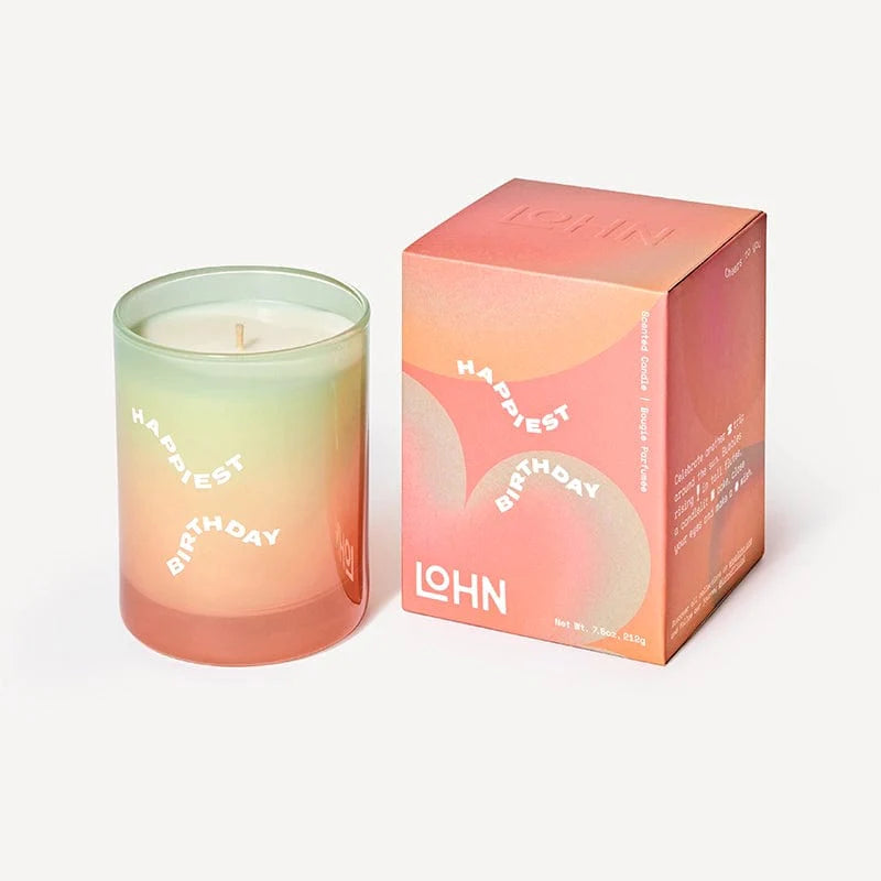 LOHN Happiest Birthday Candle Set