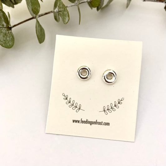 Feeding On Frost Sterling Silver Studs