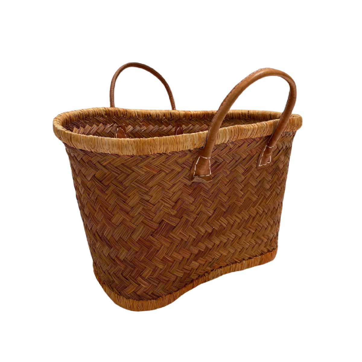 Large Caramel Market Bag