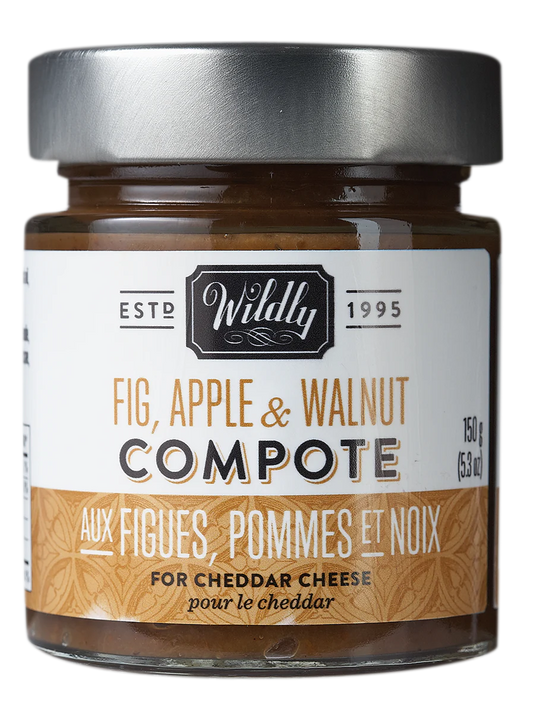 Wildly Delicious Fig, Apple + Walnut Compote