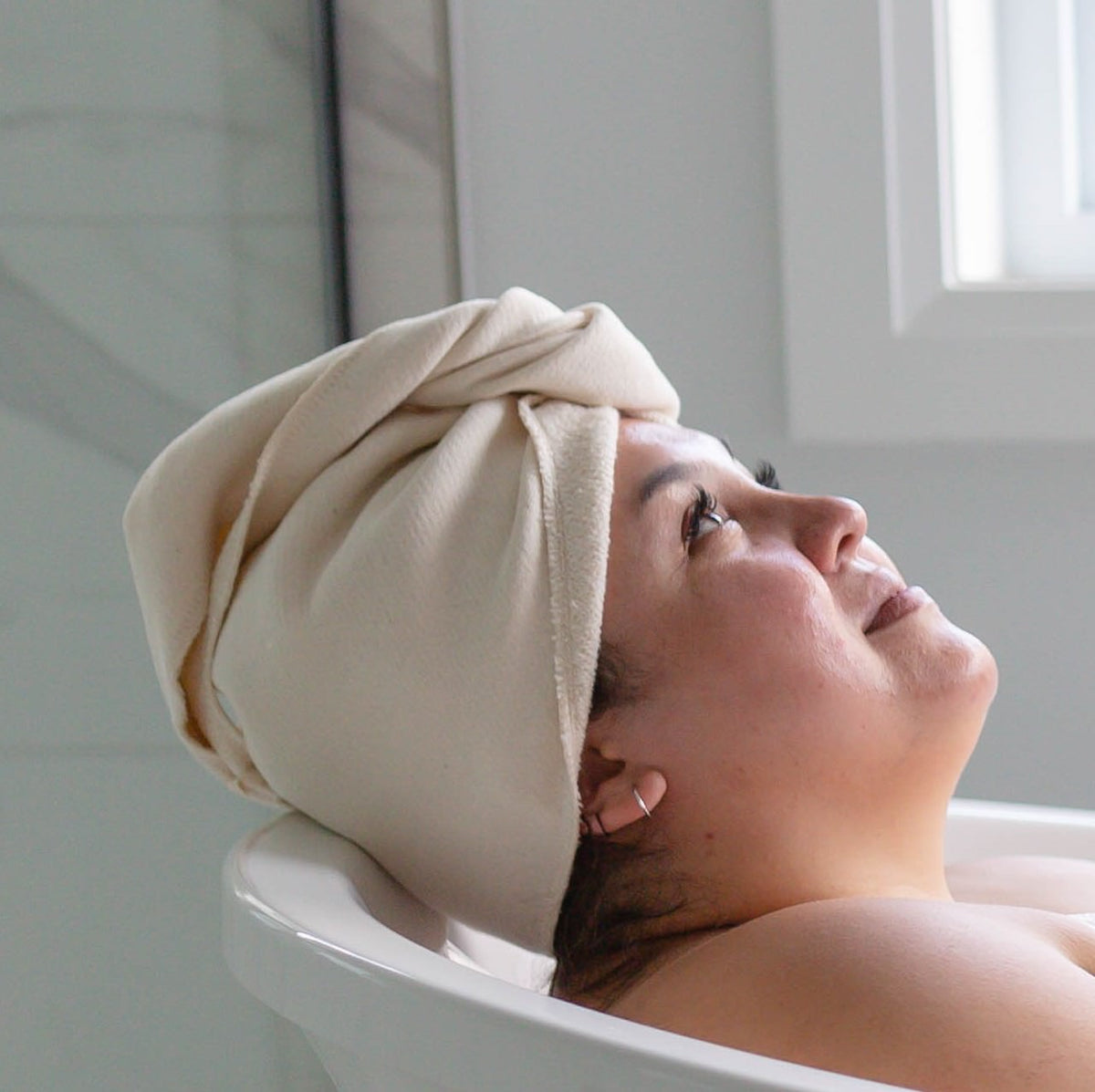 Organics By Heather Cotton Hair Towel Wrap