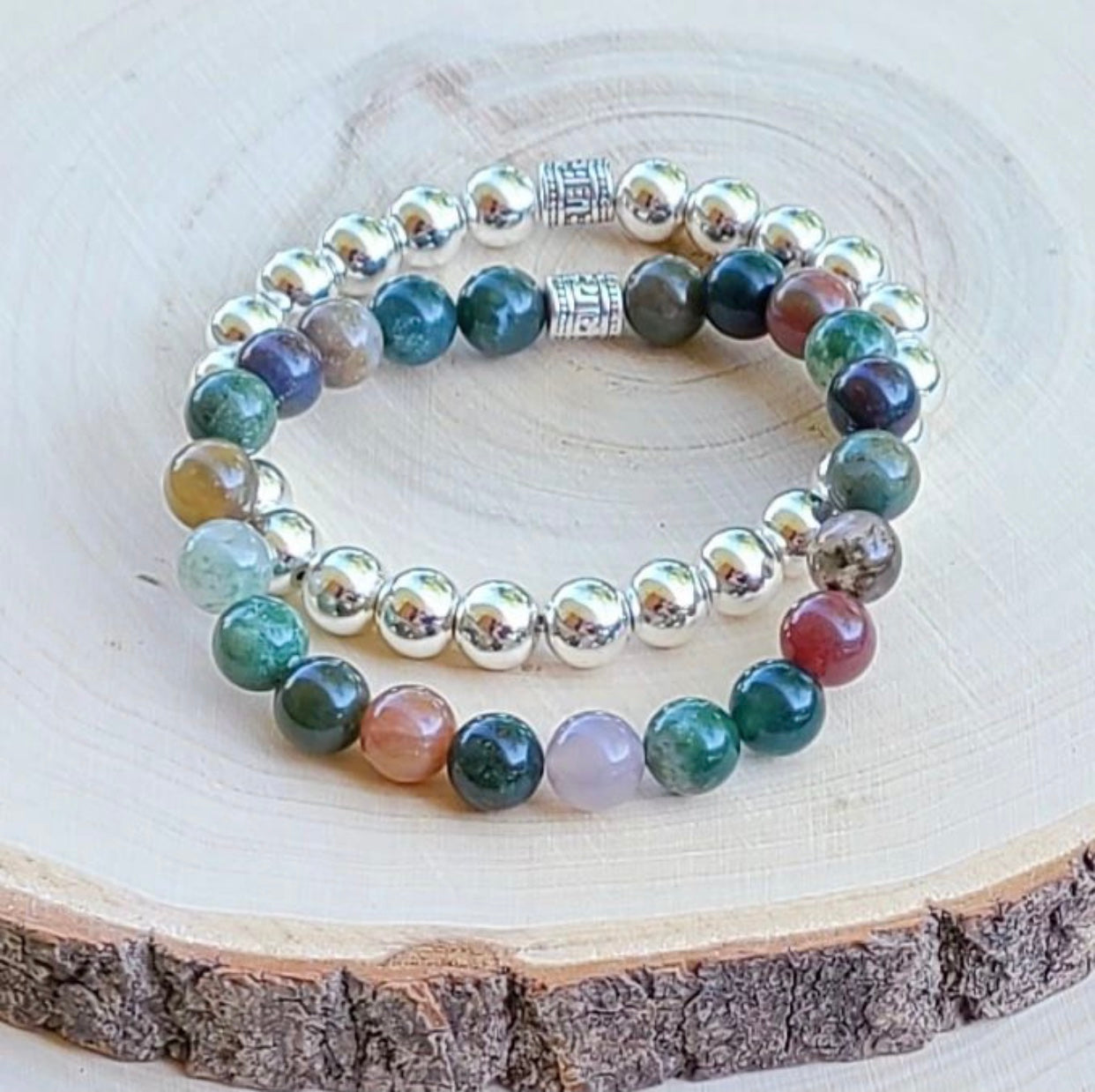 Beaded Stretch Bracelet (three styles available)