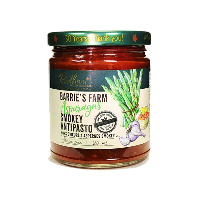 Barrie's Farm Smokey Antipasto with Asparagus