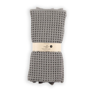 Waffle Hand Towel: 2-pack (three colours)